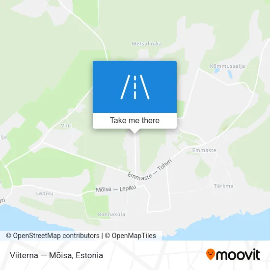 Карта Viiterna — Mõisa