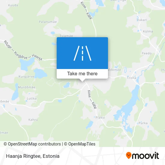 Карта Haanja Ringtee