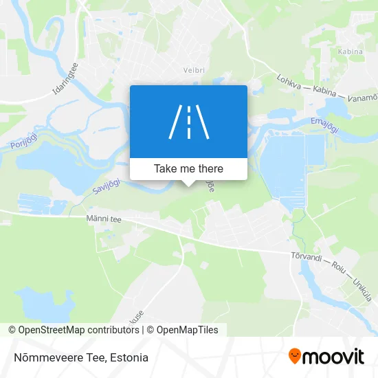 Карта Nõmmeveere Tee