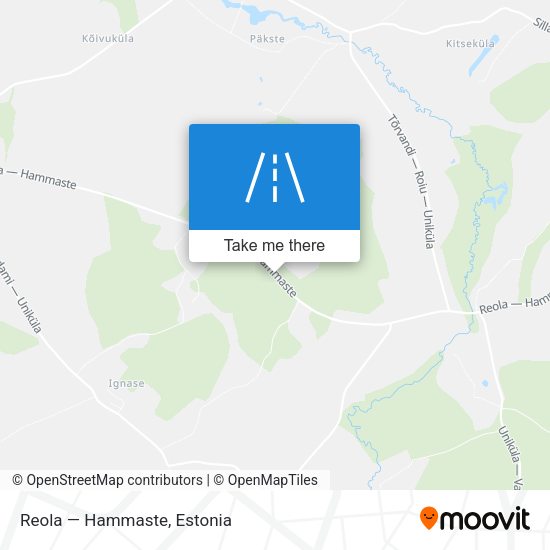 Reola — Hammaste map