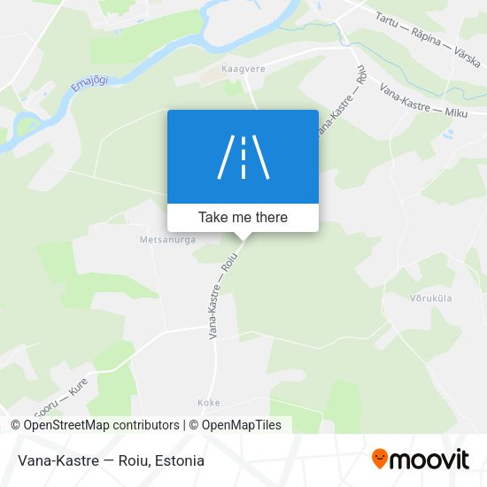 Vana-Kastre — Roiu map