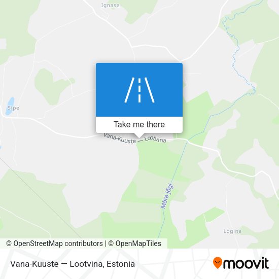 Vana-Kuuste — Lootvina map