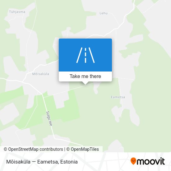 Mõisaküla — Eametsa map