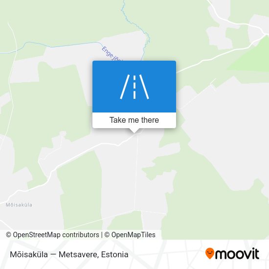 Mõisaküla — Metsavere map
