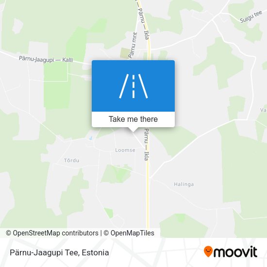 Pärnu-Jaagupi Tee map