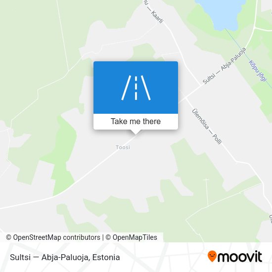 Sultsi — Abja-Paluoja map