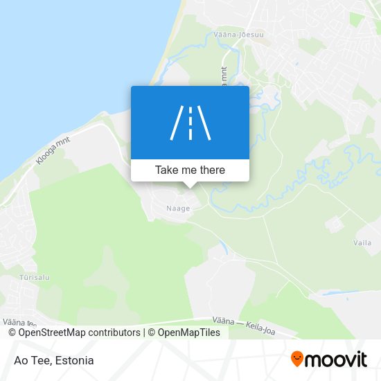 Ao Tee map