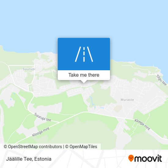 Jäälille Tee map
