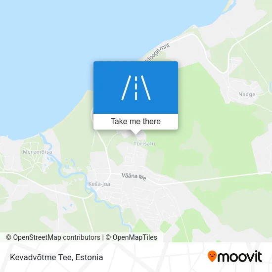 Карта Kevadvõtme Tee