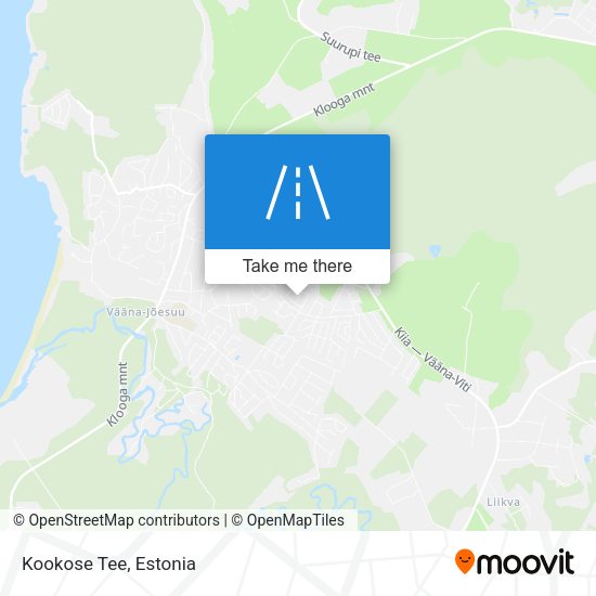 Kookose Tee map