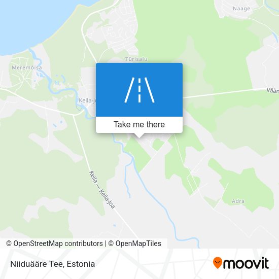 Niiduääre Tee map