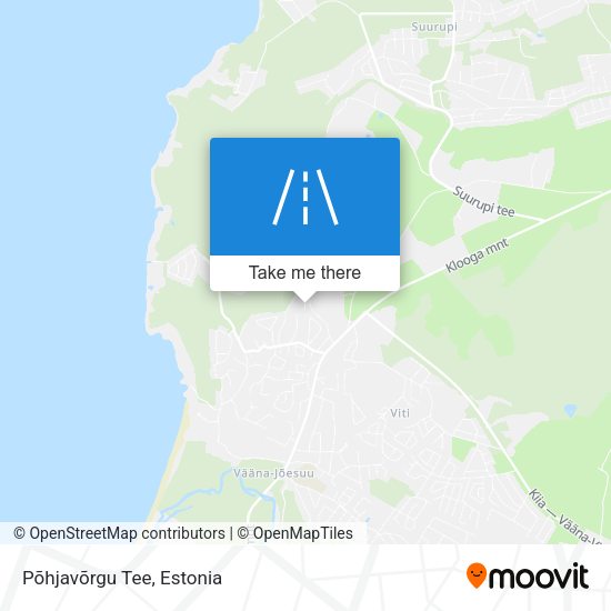 Põhjavõrgu Tee map