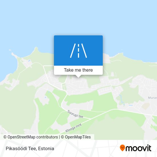 Pikasöödi Tee map