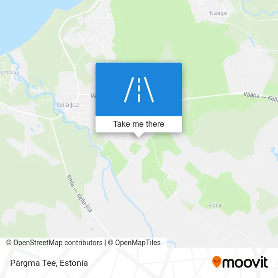 Pärgma Tee map