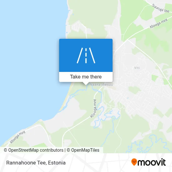 Rannahoone Tee map