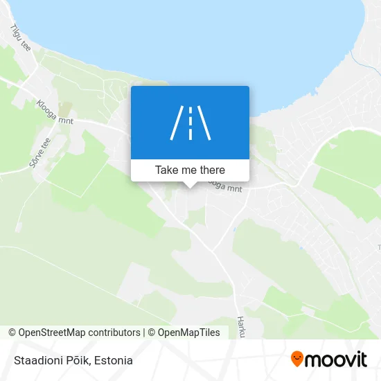 Карта Staadioni Põik