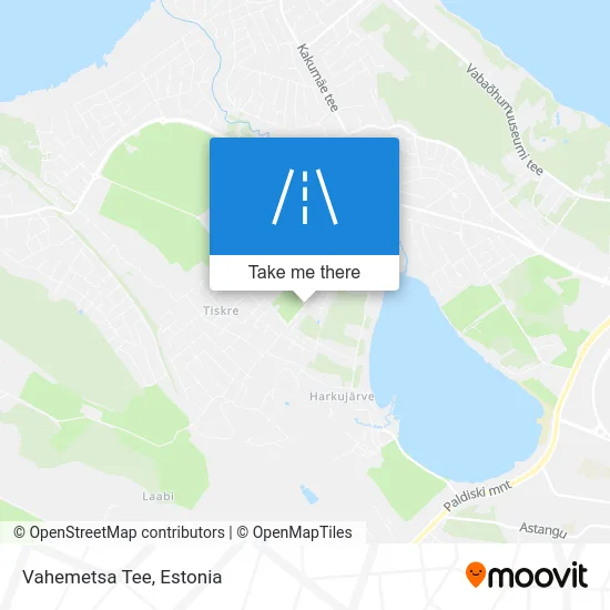 Карта Vahemetsa Tee