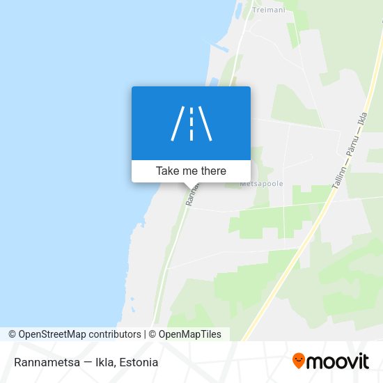 Rannametsa — Ikla map