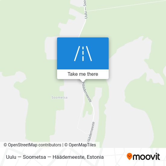 Uulu — Soometsa — Häädemeeste map