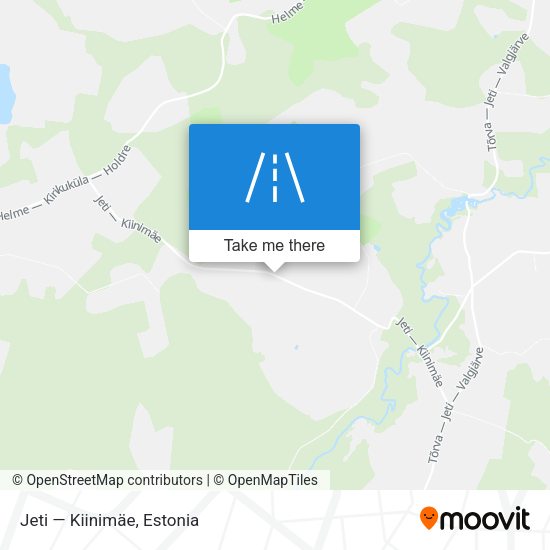 Jeti — Kiinimäe map
