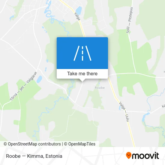 Карта Roobe — Kimma
