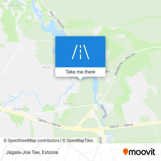 Карта Jägala-Joa Tee