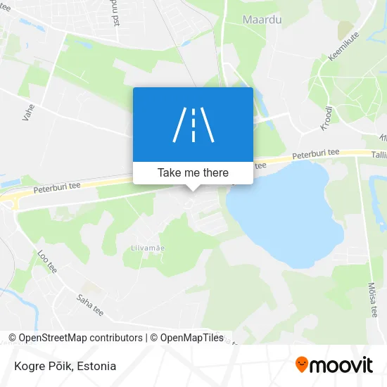 Kogre Põik map
