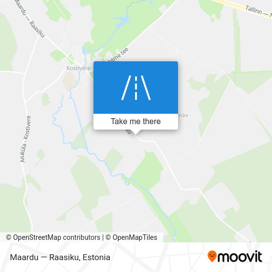 Maardu — Raasiku map