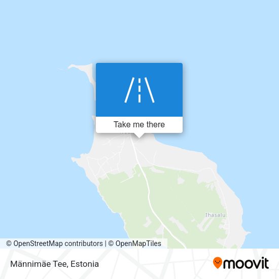 Männimäe Tee map