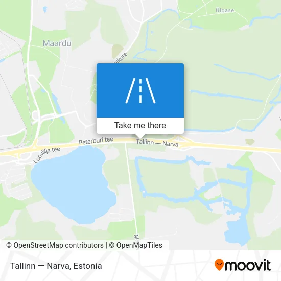 Карта Tallinn — Narva