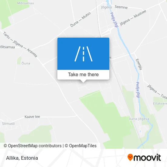 Карта Allika