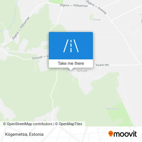 Карта Kiigemetsa