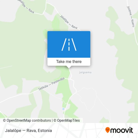 Jalalõpe — Rava map