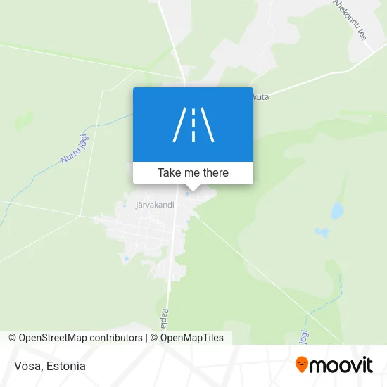 Карта Võsa