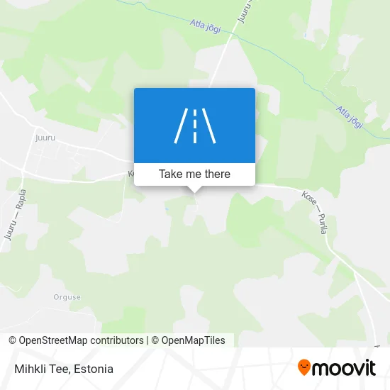 Карта Mihkli Tee