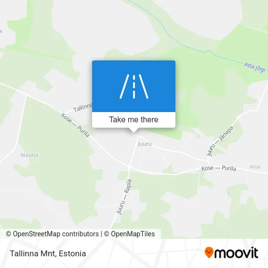 Карта Tallinna Mnt