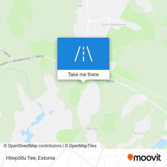 Hiiepõllu Tee map