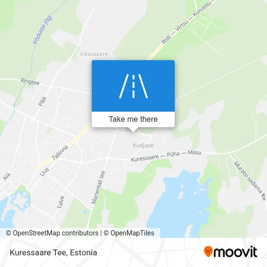 Карта Kuressaare Tee