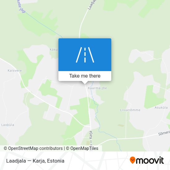 Laadjala — Karja map