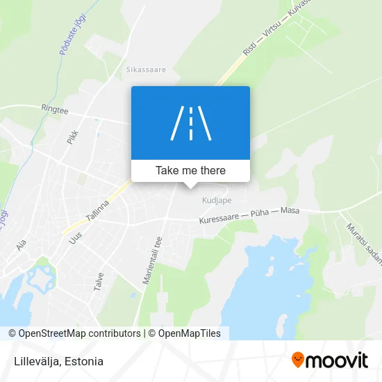 Карта Lillevälja