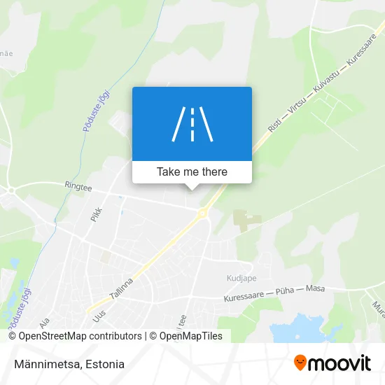 Карта Männimetsa