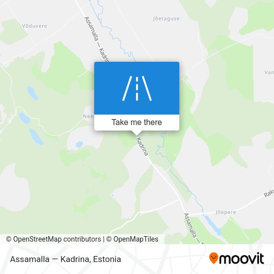 Assamalla — Kadrina map