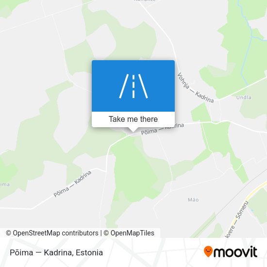 Põima — Kadrina map