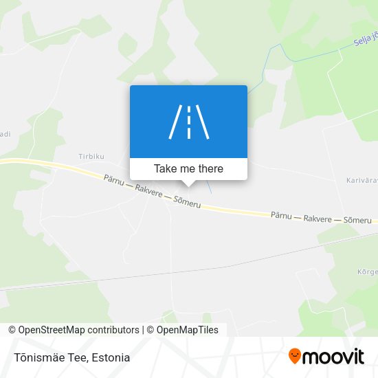 Tõnismäe Tee map