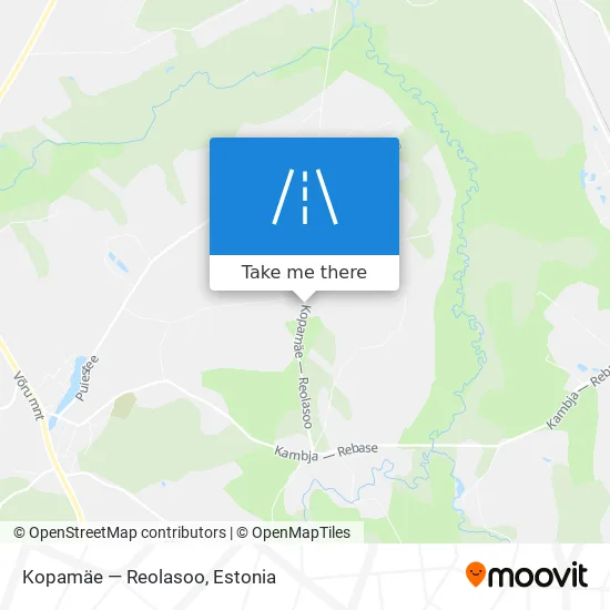 Карта Kopamäe — Reolasoo