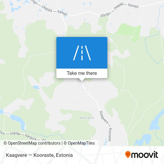 Kaagvere — Kooraste map