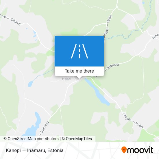 Kanepi — Ihamaru map
