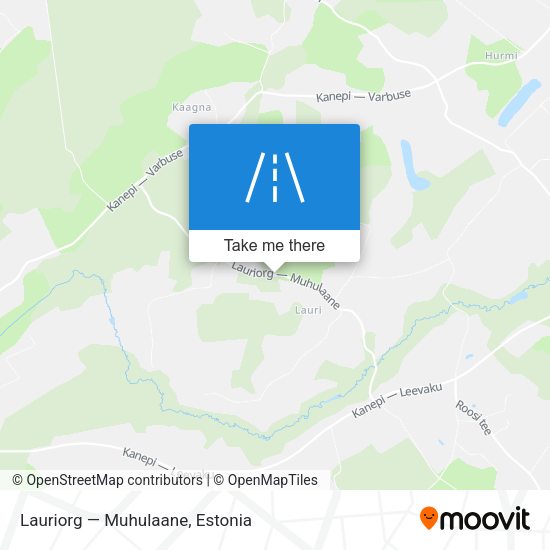 Lauriorg — Muhulaane map