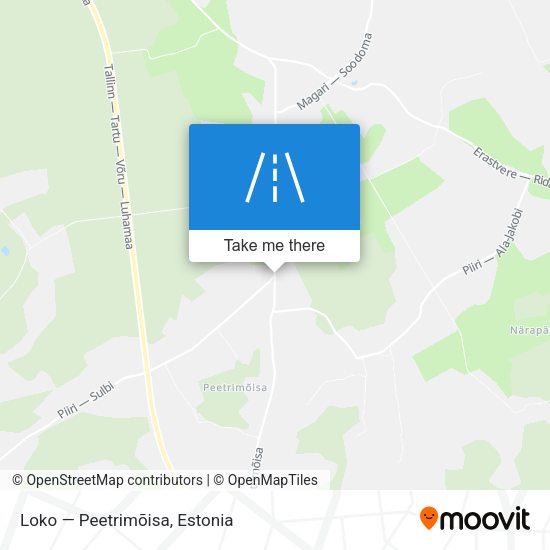 Loko — Peetrimõisa map