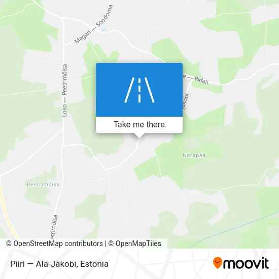 Карта Piiri — Ala-Jakobi